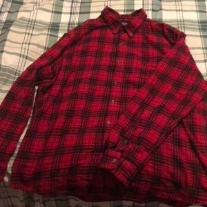 Men’s Chaps XXL red/black plaid flannel